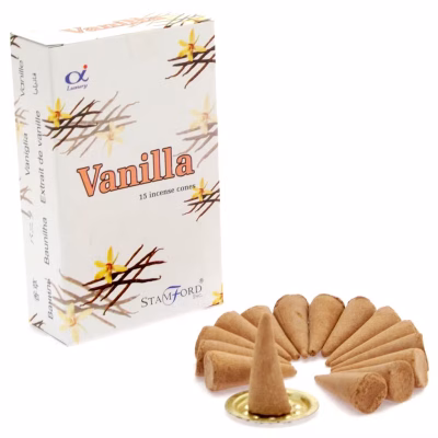 Stamford Hex Incense Cones - Vanilla