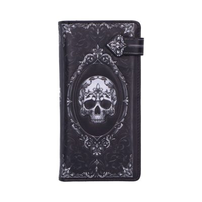 Baroque Skull Embossed Purse 18.5cm