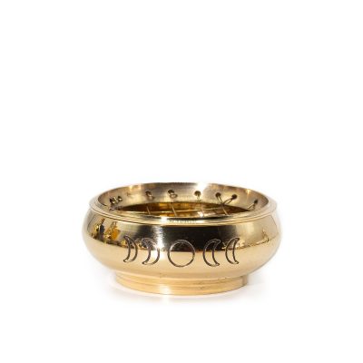 Large Charcoal Incense Jar - Moon Phases