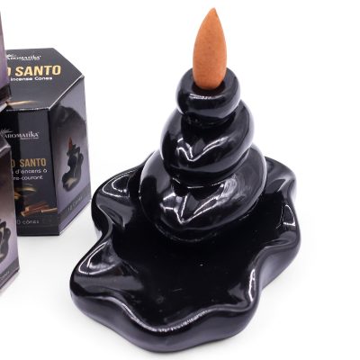 Pack of 10 Masala Backflow Incense - Palo Santo