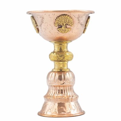 Copper Ritual Goblet with Tree of Life 10x15cm