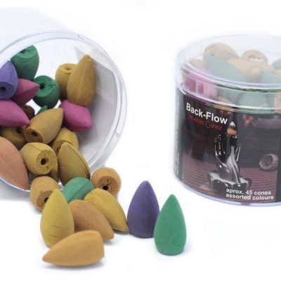 Tub of Assorted Back Flow Incense Cones (aprox 45)