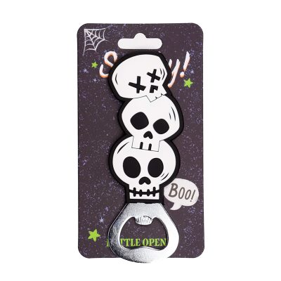 PVC Bottle Opener - Spooky Skulls