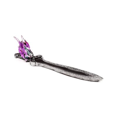 Dark Legends Dragon incense Burner - Mini Amethyst Dragon