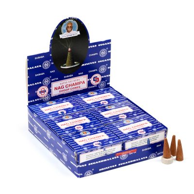 Sai Baba Dhoop Incense Cones - Nag Champa