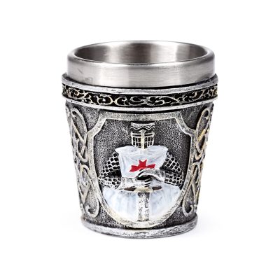 Decorative Shot Glass - Medieval White Knight