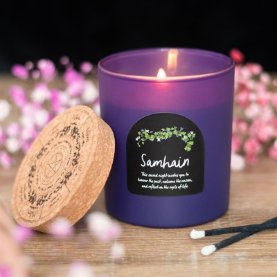 Samhain Spiced Pumpkin Wheel of the Year Candle