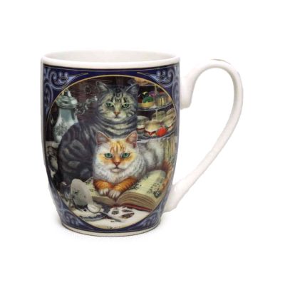 Porcelain Mug - Lisa Parker Brewed Prophecies Cat