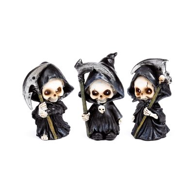 Decorative Ornament - Reaper Mini Skull Set of 3