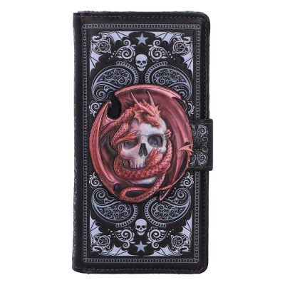 Skull Embrace Embossed Purse (AS) 18.5cm